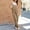 Khaki, variant on OGLCCG Jumpsuits for Women Casual Summer Spaghetti Strap Wide Leg Long Rompers Trendy Comfy Beach Vacation Overalls Jumpers with Pockets,L,Wine