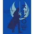 thumbnail image 2 of Boy's Star Wars: Obi-Wan Kenobi Restoring Balance Kenobi Silhouette  Graphic Tee Royal Blue Large, 2 of 5