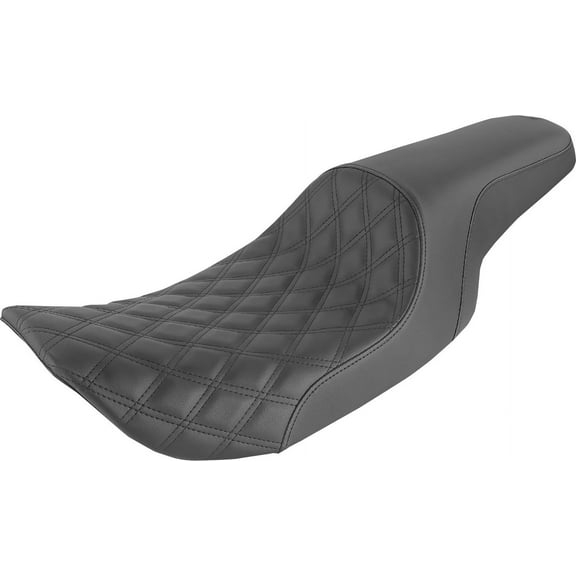 Saddlemen Front Lattice Stitch/Rear Smooth Profiler Black Seat (897-06-149)