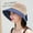 Hidden green, variant on Summer Bow Fisherman Hat Shading Hat Large Along The Straw Hat Ladies Outdoor Beach Pot Sun Hat