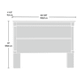thumbnail image 5 of Sauder Palladia Full / Queen Headboard, Select Cherry Finish, 5 of 5