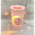 thumbnail image 4 of I Love You to The Moon & Back Light Pink Wax Melt Warmer for Fragrance Cubes and Tarts Valentines Gift, 4 of 7