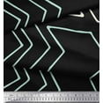 thumbnail image 3 of Soimoi Black Cotton Voile Fabric Arrow Symbol Print Sewing Fabric Yard 42 Inch Wide, 3 of 3