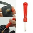 thumbnail image 3 of Bike Bicycle MTB Schrader for Valve Gas Nozzle Removal Screwdriver Tire Repair T, 3 of 8