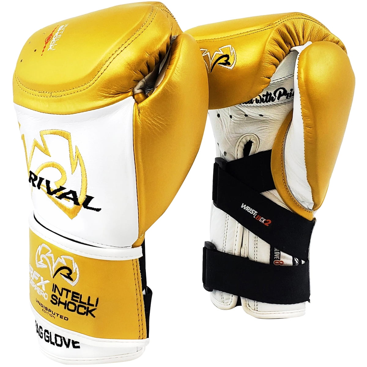 Rival Boxing RFX-Guerrero Intelli-Shock Bag Gloves - 8 oz. - White