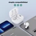 thumbnail image 2 of HTC TWS4 Auriculares Inalámbricos Audifonos In Ear Audifonos Manos Libres Audifonos Gamer Bluetooth 5.3 Con Microfonos Inalambricos Con Estuche Color Blanco, 2 of 8