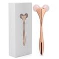 thumbnail image 1 of Rouleau de massage pour le visage en V, raffermissant et amincissant (or rose), 1 of 4