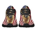 thumbnail image 5 of German Shepherd American flag Shoes Sneakers Black Size 11.5, 5 of 7