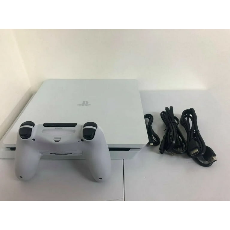 Restored Sony PlayStation 4 500GB Gaming Console White with Restored Sony PlayStation 4 500GB Gaming Console White with