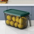 thumbnail image 7 of Ikohbadg Clear Stackable Refrigerator Organizer with Handle, Fridge Storage Containers for Produce, Food, Vegetables, Meat & Fish, Enhance Freshness & Preserve Quality, 7 of 7