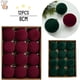 thumbnail image 2 of 12 bolas navideñas de terciopelo, adornos de bolas de plástico flocado para árbol, adornos colgantes decorativos para Navidad, decoración para árbol de Navidad, 2 of 5