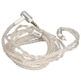 thumbnail image 1 of Earphone Upgrade Cord, 2 Pin Silver Plated Headphone Cable Soft White  For Home, 1 of 8