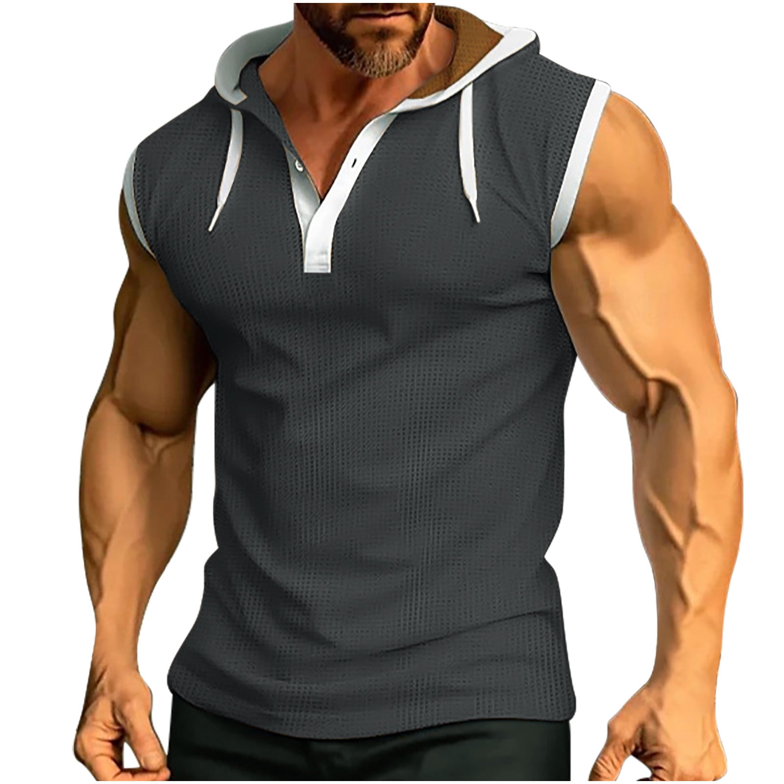 COOFANDY Men's Workout Tank Tops Sleeveless Gym Muscle Tee