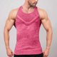 thumbnail image 1 of Camiseta sin mangas con cuello en V para hombre, de punto, con rayas verticales, para fitness, deportes, ocio, ajustada, con cuello en V en forma de I y hombros anchos., 1 of 3