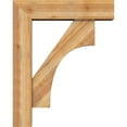 thumbnail image 3 of Ekena Millwork 8"W x 32"D x 40"H Westlake Block Rough Sawn Bracket w/ Offset Brace, Western Red Cedar, 3 of 25