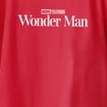 thumbnail image 3 of Marvel Wonder Man Black And White Show Logo Youth T Shirt (Red, XS-XL), 3 of 4