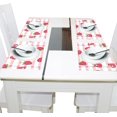 thumbnail image 4 of Ryvnso Placemats Set of 4 Strawberry on Checkered Dining Mats Heat-Resistant Non-Slip Washable Table Mat, 4 of 8