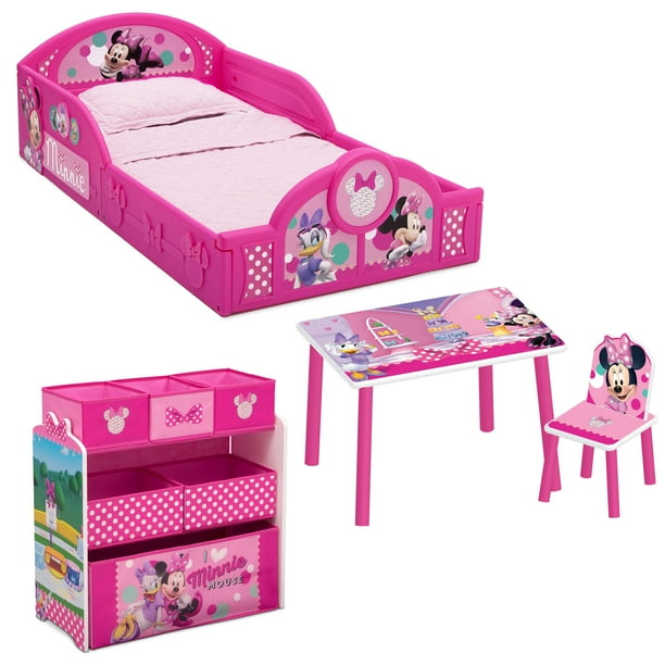 Disney Minnie Mouse 4Piece RoominaBox Toddler Bedroom Set
