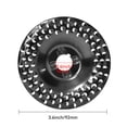 thumbnail image 4 of Herramientas Abrasivas Rueda de pulido duradera de herramientas abrasivas 92 mm * 16 mm para dar forma a la madera (92 mm * 16 mm), 4 of 8