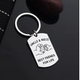 thumbnail image 3 of Father Daughter Father Son Best Friends for Life Keychain Fathers Day Gift from Daughter Son Grandpa Keychain Gift, 3 of 8