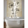 thumbnail image 5 of Yellow Beige Flower Sheer Curtains 63 Inch Length 2 Panels Set, Farmhouse Shabby Chic Wildflower Voile Window Treatment Rod Pocket Curtains Sheers Drapes for Bedroom/Living Room/Kitchen 52x"63"x2, 5 of 7