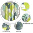 thumbnail image 5 of Green Leaves Shower Curtain Spring Fresh Leaf Nature Botanical Illustration Shower Curtains for Bathroom Set Waterproof Bath Decoration Accessories Home Decor, 72x72 Inch, 5 of 6