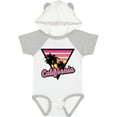thumbnail image 3 of Inktastic California with Triangle and Palm Trees Boys or Girls Baby Bodysuit, 3 of 5