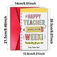 thumbnail image 3 of Miyuadkai Taecher Appreciation Week Card Set with Envelope, Thank You Greeting Card from Student, Cute sch-ol Design for Cla-sroom Gift – 1 Pack, 3 of 5