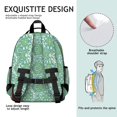 thumbnail image 5 of Paisley and Floral White Pattern Cute School Backpack Bag for School with Padded Back and Adjustable Shoulder Straps 15.25"x11.5"x5.25", 5 of 5