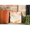 thumbnail image 3 of Embrace Endless Possibilities Peach Blur 12 x 12 Wood Wall Sign Plaque, 3 of 4