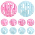 thumbnail image 1 of Miangastore 10pcs Cat Toy Ball with Bell Pet Toy Cats Ball Toy with Bell Plastic Cat Toy with Bell Random Color, 1 of 8