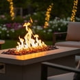 thumbnail image 6 of Blue Ridge Brand Reflective Fire Glass Diamonds - Professional Grade Fire Pit Glass - 1" Reflective Glass for Fire Pit and Landscaping - Bulk and Contractor Quantities Available, 6 of 7