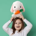thumbnail image 6 of Cheinxy Bunny Stuffed Animal Ultra Soft Plush Easter Rabbit with Carrot for Girls and Boys Birthday Children's Day Gifts (8.6 Inch), 6 of 6