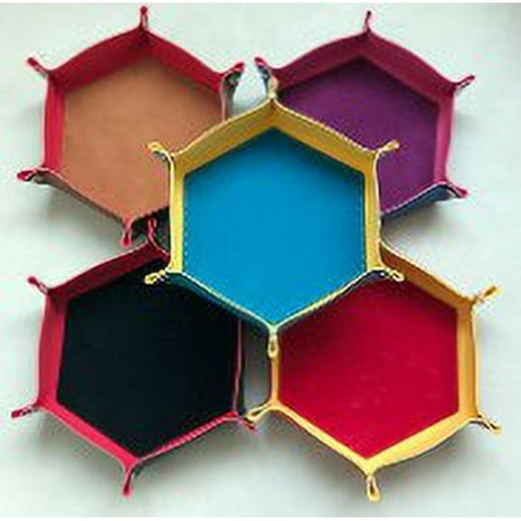 Galactic Toys Leather Dice Tray - Various Colors
