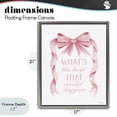 thumbnail image 4 of Stupell Industries Glam Optimistic Best That Could Happen Gray Floating Frame Canvas Art, 17 x 21, by Cindy Jacobs, 4 of 8