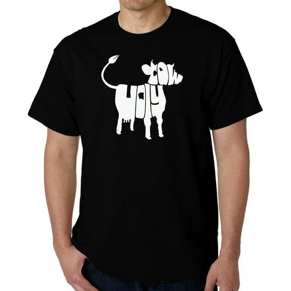 Men's Word Art T-shirt - Holy Cow