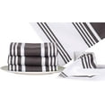 thumbnail image 4 of Urban Villa Kitchen Towels 100% Cotton set of 3, Highly Absorbent Quick Drying Super Soft Premium Dish Towel for kitchen with Hanging Loop Hand & Tea Towels - 20x30 Inch, (Dove Grey & White, Striped), 4 of 6