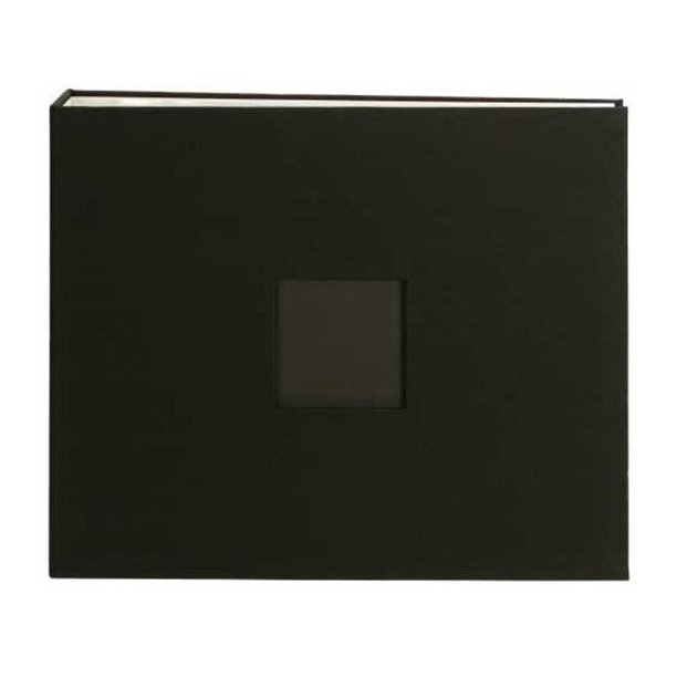 American Crafts AMC Album 12x12 Cloth D Ring Black