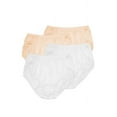 thumbnail image 6 of Teri Lingerie Plain Jane Full Cut Nylon Brief 4-Pack 331, 6 of 8