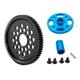 thumbnail image 5 of Engranajes de metal RC, juego de engranajes de alta velocidad RC, piezas de repuesto RC para TT02 54500 66T, 5 of 9
