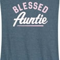 thumbnail image 3 of Instant Message - Blessed Auntie - Women's Racerback Tank Top, 3 of 6
