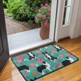 thumbnail image 2 of Border Collie Dog and Flower Florals Door Rugs,Washable Non Slip Door Mats Indoor,Decorative Door Mats,Entry Mat Indoor for Entrance,Bedroom,Kitchen,Bathroom,30"x17", 2 of 6