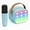 Blue & 1 Mic, variant on Bonaok Mini Karaoke Machine for Kids, Christmas Portable Speaker with Wireless Microphone for Singing, Gift for 4-12+ Years Old Girls, Pink