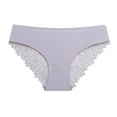 thumbnail image 2 of Gyujnb Women Elegent Bikini Lace Low Waist Seamless Underwear Panties Comfortable Briefs Panties,I, 2 of 5