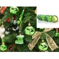 thumbnail image 3 of Mini bolas navideñas de 1,18 pulgadas en color verde lima pastel, paquete de 24 para adornos de árboles y decoración navideña, 3 of 7