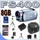 thumbnail image 2 of Canon FS400 Flash Memory Camcorder with 41x Advanced Zoom and SDXC Card Slot (Silver) Accessory Saver 8GB Battery/Charger Bundle!! Canon 5026B001, 2 of 2