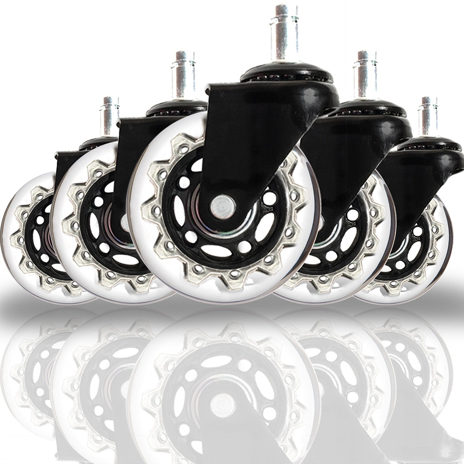 (Set of 5) 2.5" Rollerblade Office Chair Replacement