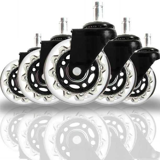 (Set of 5) 2.5" Rollerblade Office Chair Replacement Wheels Walmart