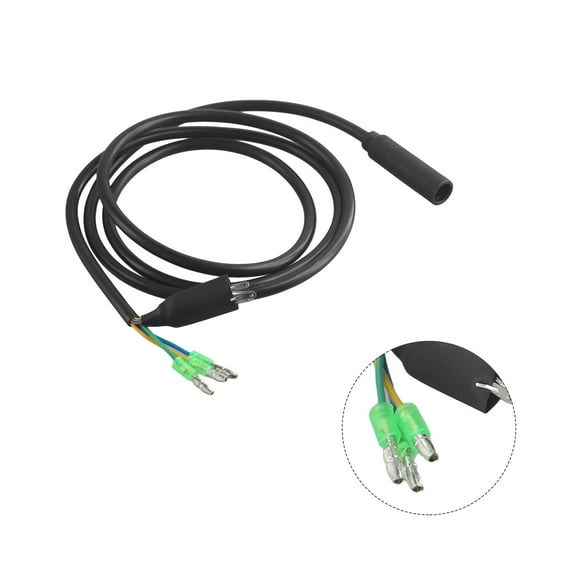 EBike 130cm 9 Pin Female Extension Motor Cable Motor Adapter with Hall Connector