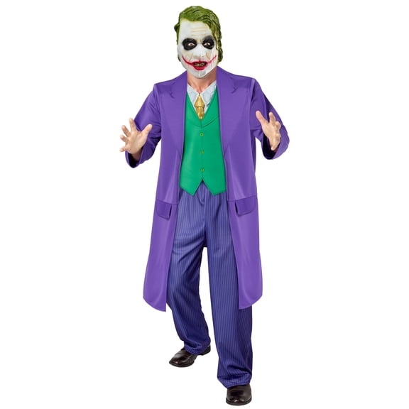 The Dark Knight Joker Deluxe Costume for Adults by Rubies, Men's One Size